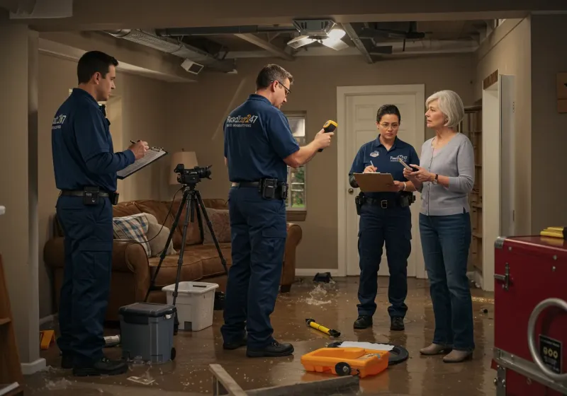 Water Damage Assessment and Insurance Documentation process in Leith-Hatfield, PA